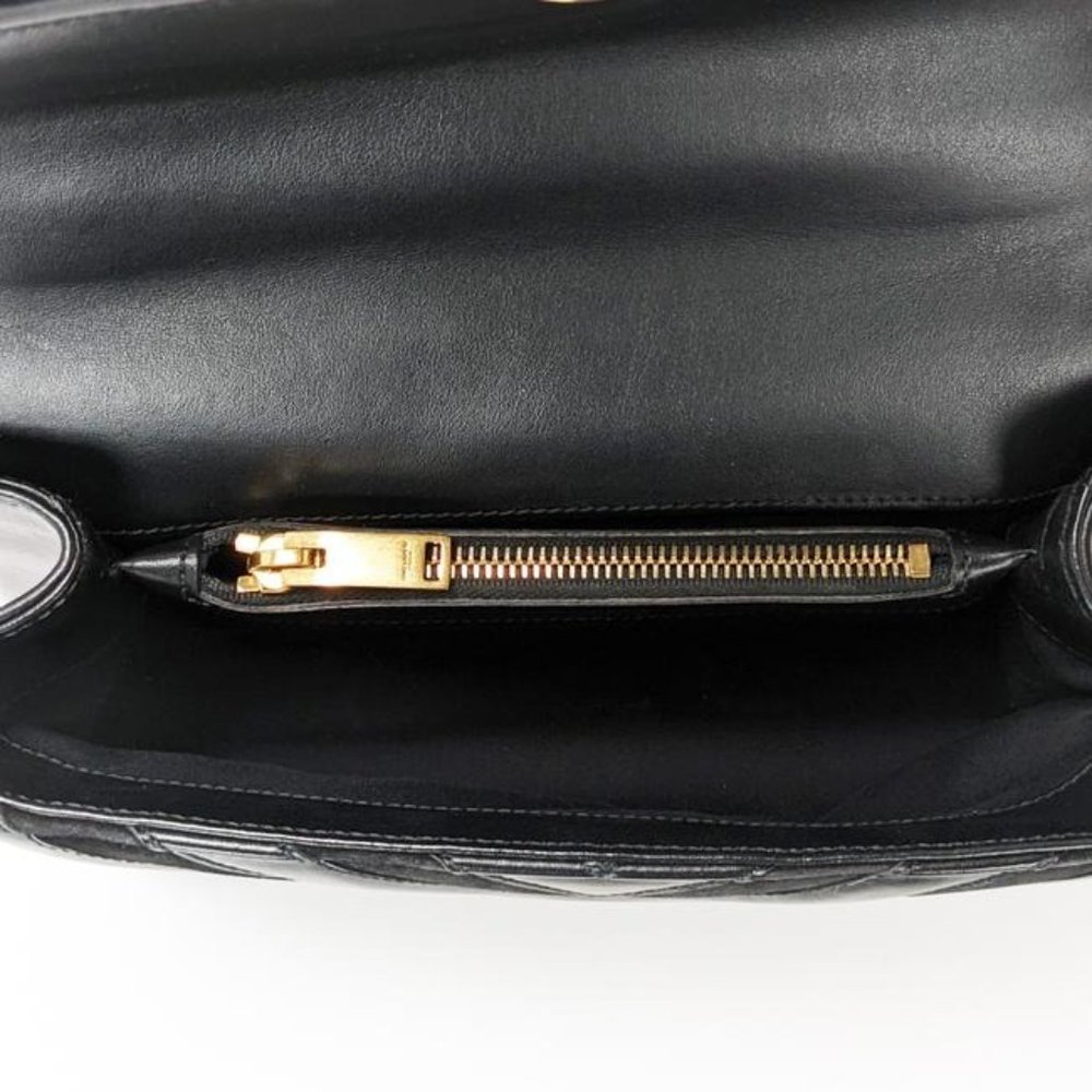 SOLDSaint Laurent Monogram College Medium Black Suede Leather Satchel - Picture 3 of 8